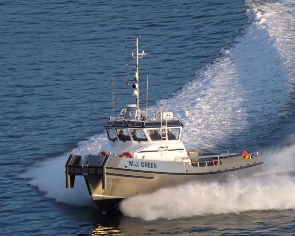 Oil spill recovery boat - 47' Skimmer - Rozema Boats Works