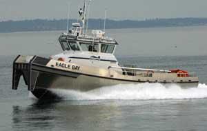 Oil spill recovery boat - 47' Skimmer - Rozema Boats Works