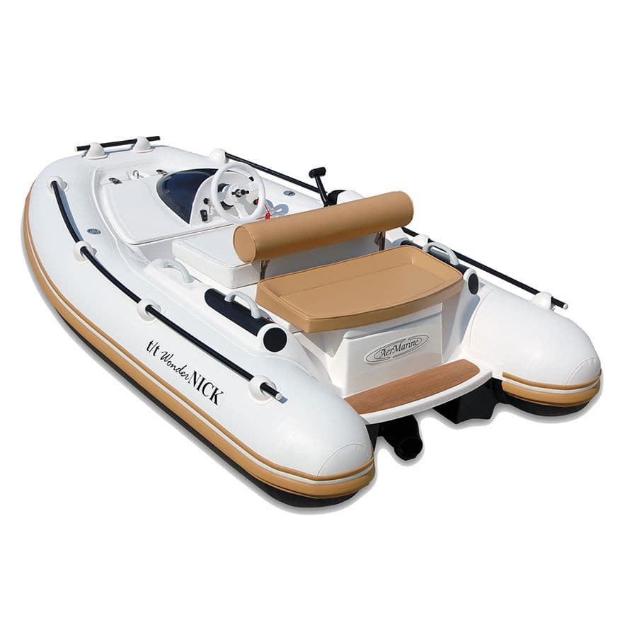 Hydrojet inflatable boat Aermarine rigid / center console