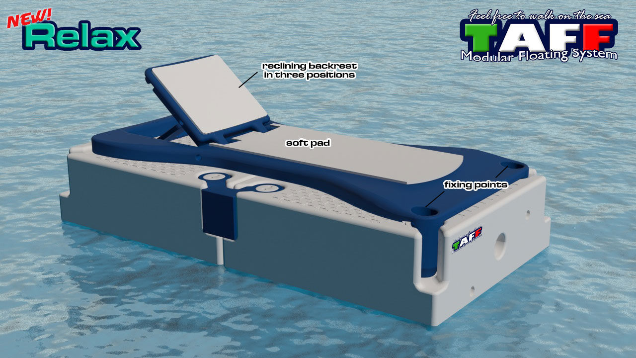 3 person floating lounger