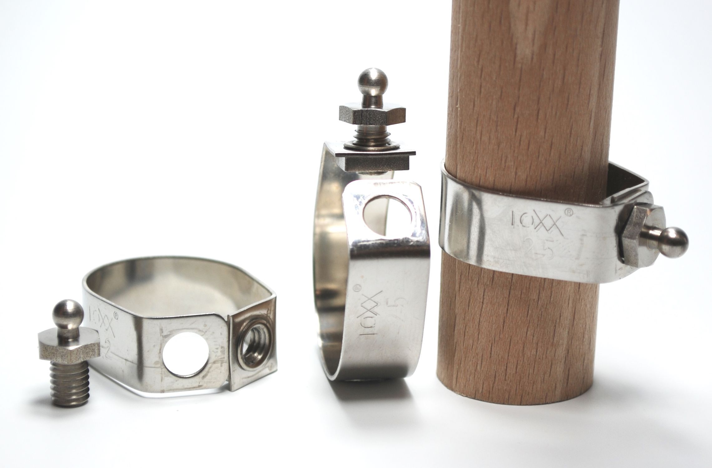 Boat snap fastener LOXX® open pipe clamps Schaeffertec GmbH for