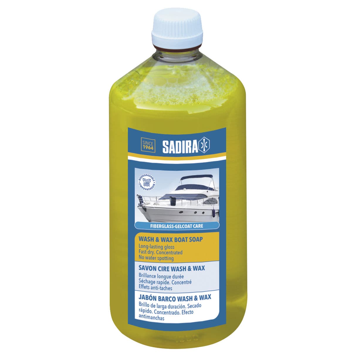 Fiberglass cleaner 4022 SADIRA Marine Products for hulls / for