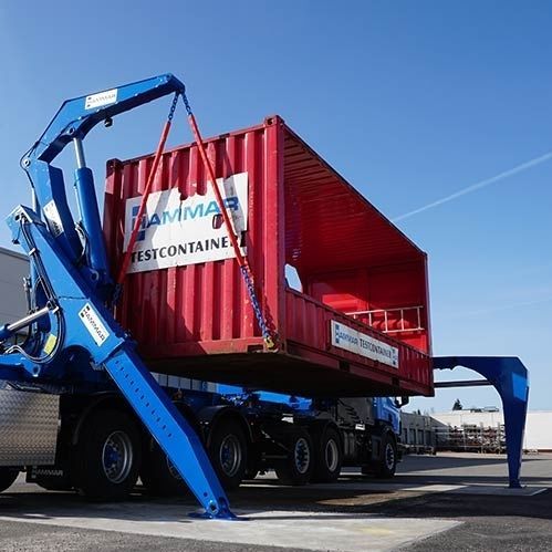 Road trailer - 119 series - Hammar - container / for shipyards / for ...