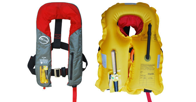 Self-inflating life jacket - S SERIES - Leon Sports - with safety harness