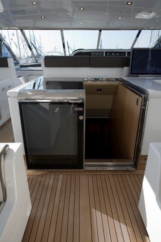 Companionway door - Tecnoinox - for boats / sliding / stainless steel