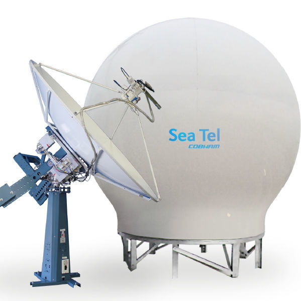 TV antenna Sea Tel ST94 Cobham satellite / dualband / for boat