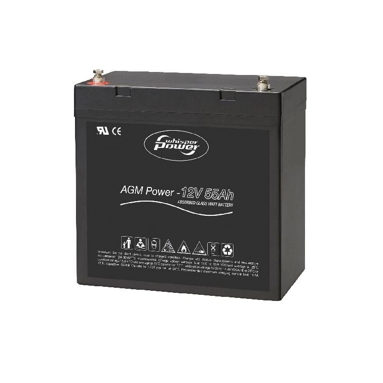 Marine battery - 40290060 - WhisperPower - 12 V / AGM