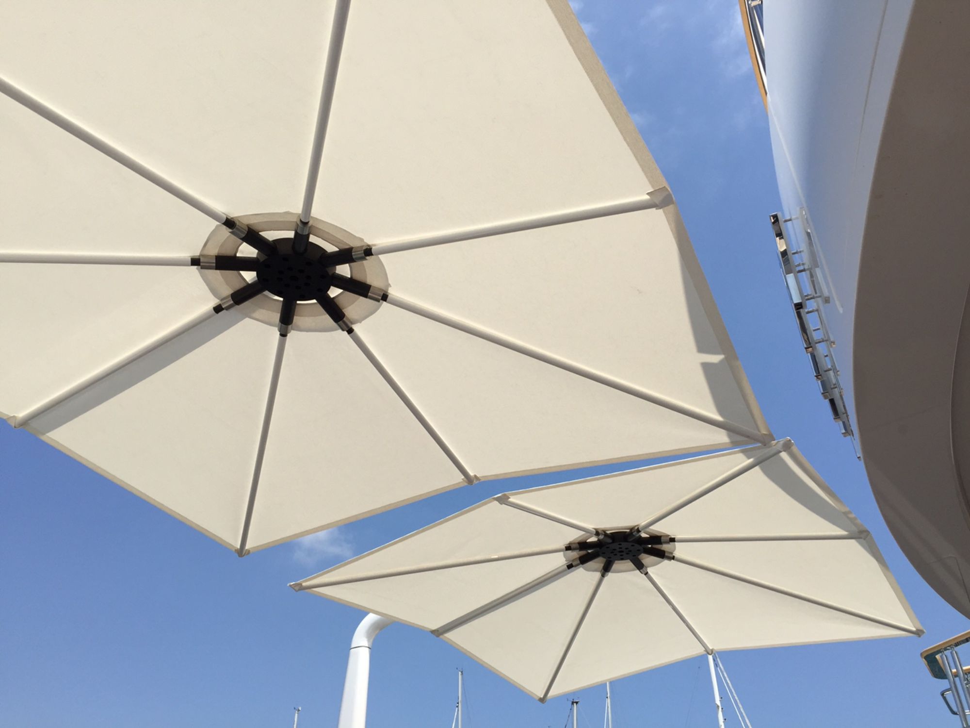 Yacht umbrella Amber Dynamic Sun Design