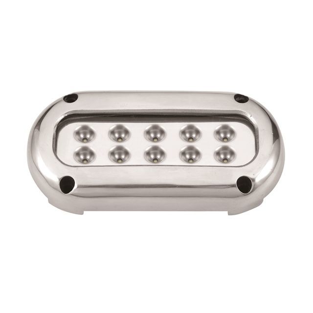 Pactrade Marine Underwaterライト超明るいLEDステンレススチールサーフェスマウント、ホワイト Amazon.com : Pactrade Marine Boat 3 Inches Round Transom