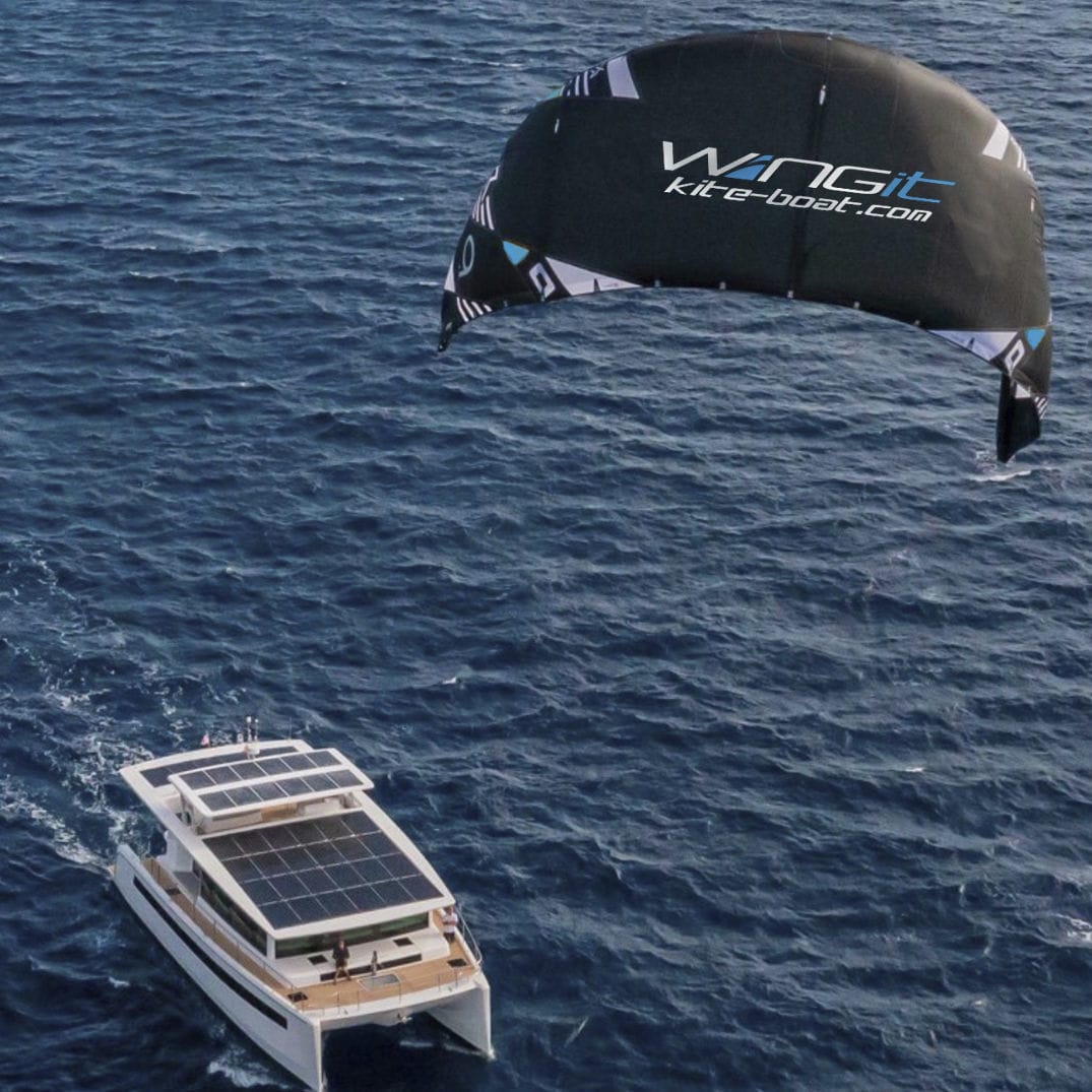 Yacht kite propulsion system X60 WINGit Germany for