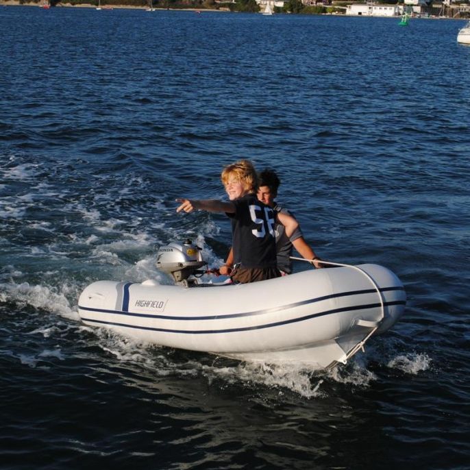 Outboard inflatable boat UL 240 Highfield boats rigid / open