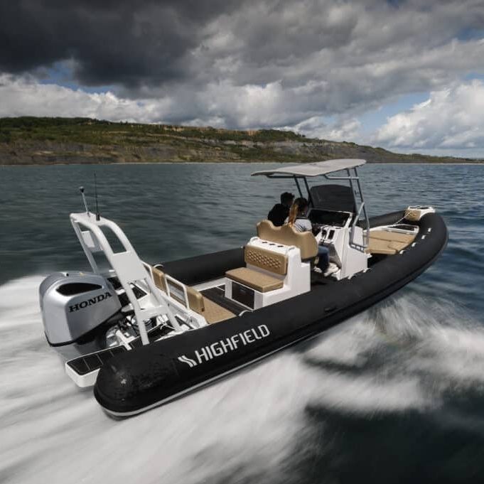 Outboard inflatable boat SP 760 Highfield boats rigid / center