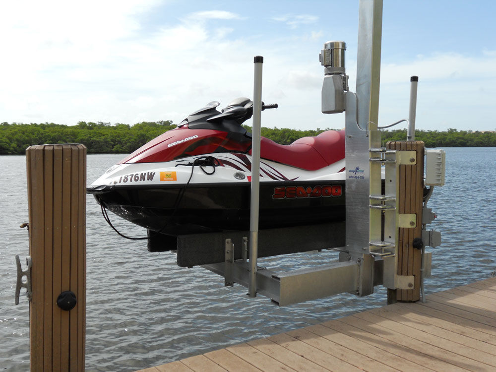 Jet-skis elevator - Neptune Boat Lifts, Inc. - aluminum