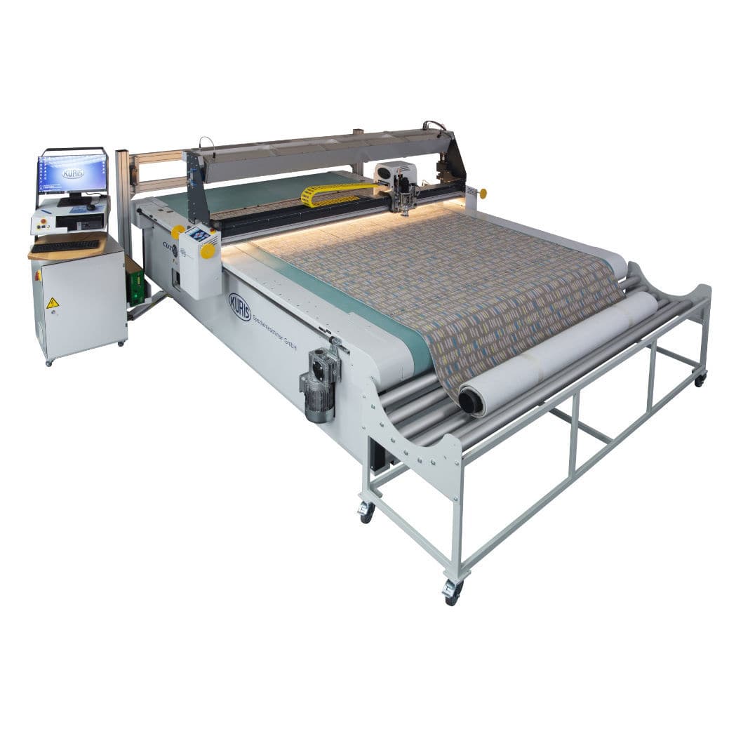 CNC cutting table - TC3001 - Kuris Spezialmaschinen - conveyor / Z