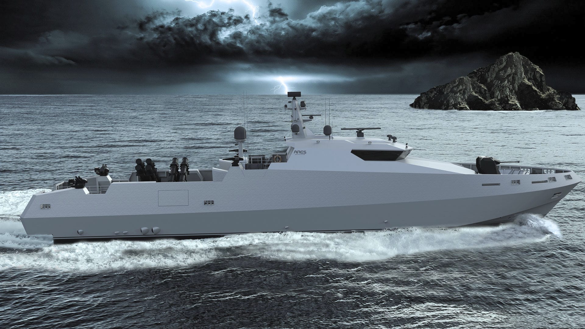 Patrol special vessel - 55 FAC - ARES Shipyard - steel