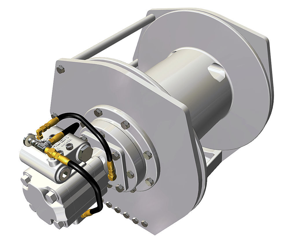 Ship winch PD Allied Marine Crane towing / singledrum