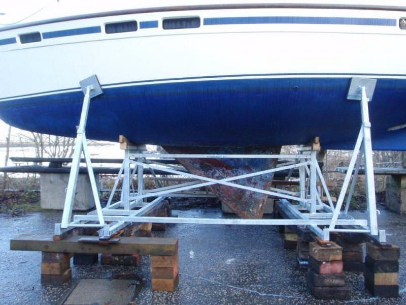 Boat cradle DROP KEEL Tennamast fixed