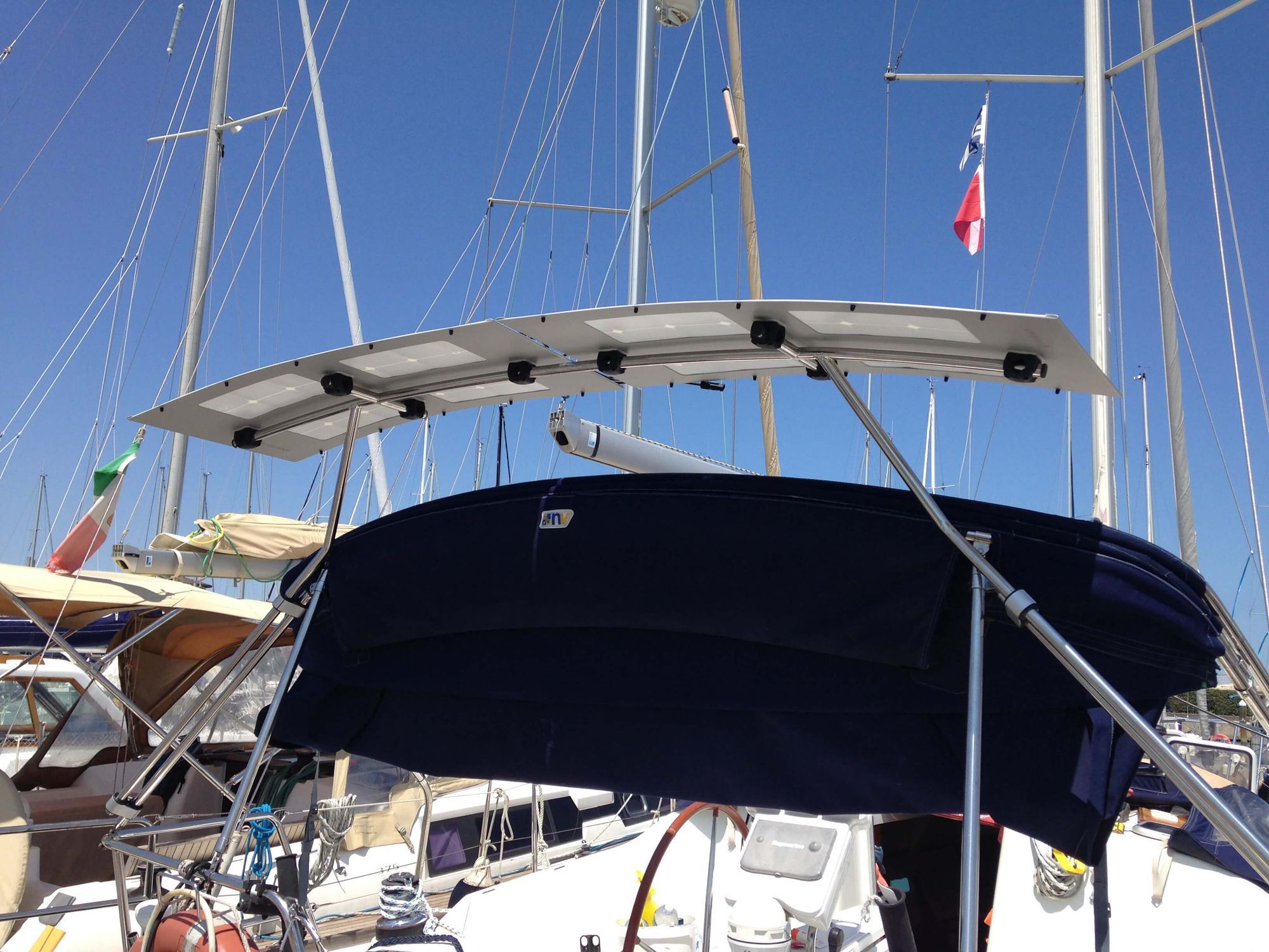 Boat solar panel bracket MA000X series assea