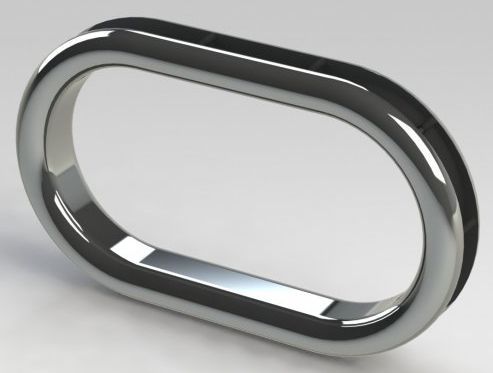 Osculati Stainless Steel Fairlead – 200mm, Marine Grade 316, Boat Deck Fitting