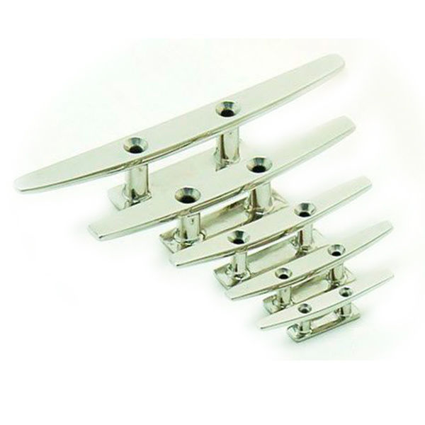 Sailboat deck cleat GMTmarine for boats / double / flat