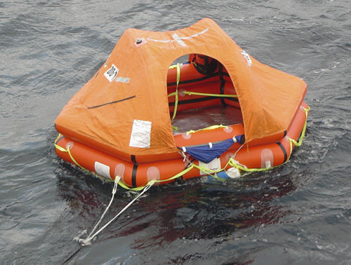 Survitec Group Ltd Zodiac 6-person SOLAS A or SOLAS B inflatable liferaft.