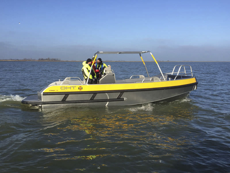 Linehandling boat professional boat Rescue 75 jet Stormer Marine B.V. inboard waterjet