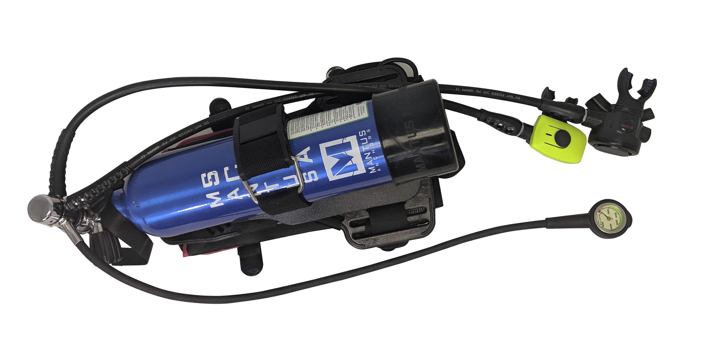 Oxygen scuba tank Mantus Marine aluminum / emergency