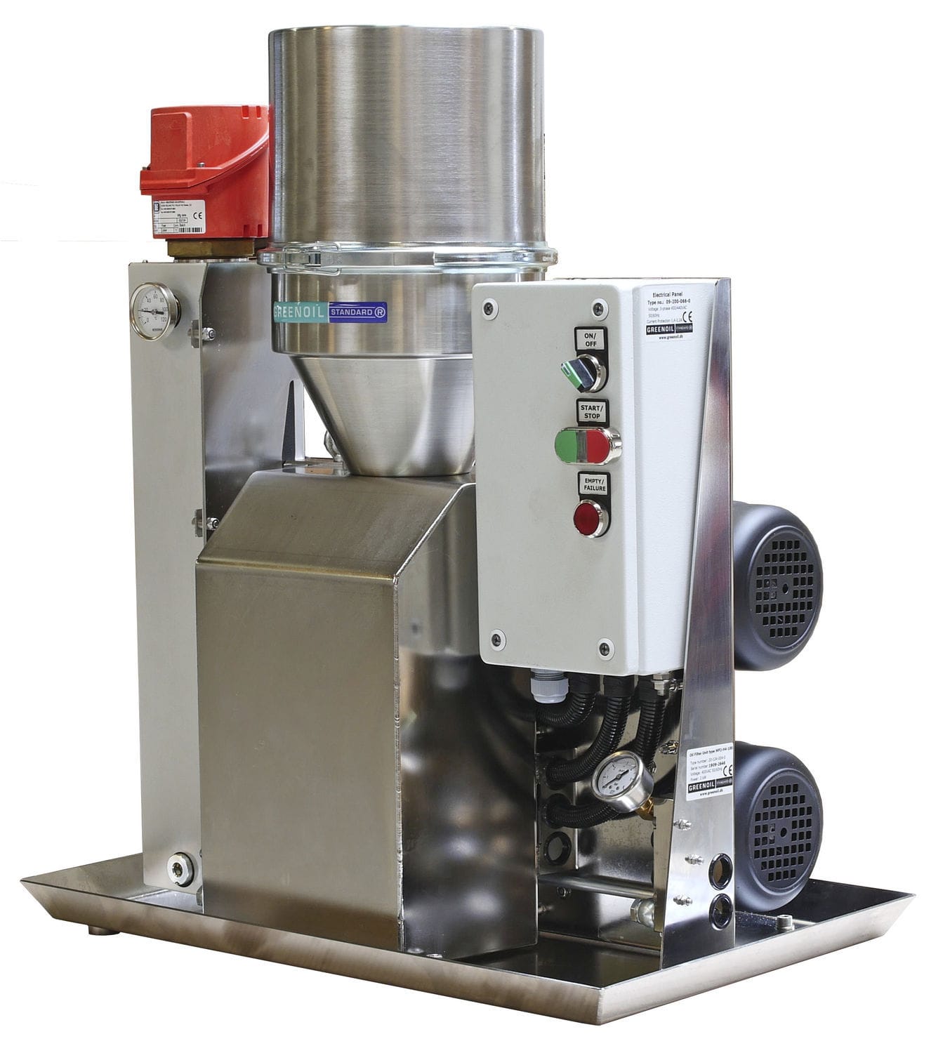 Oil filtration system WP2H4 series GreenOil Standard ApS for