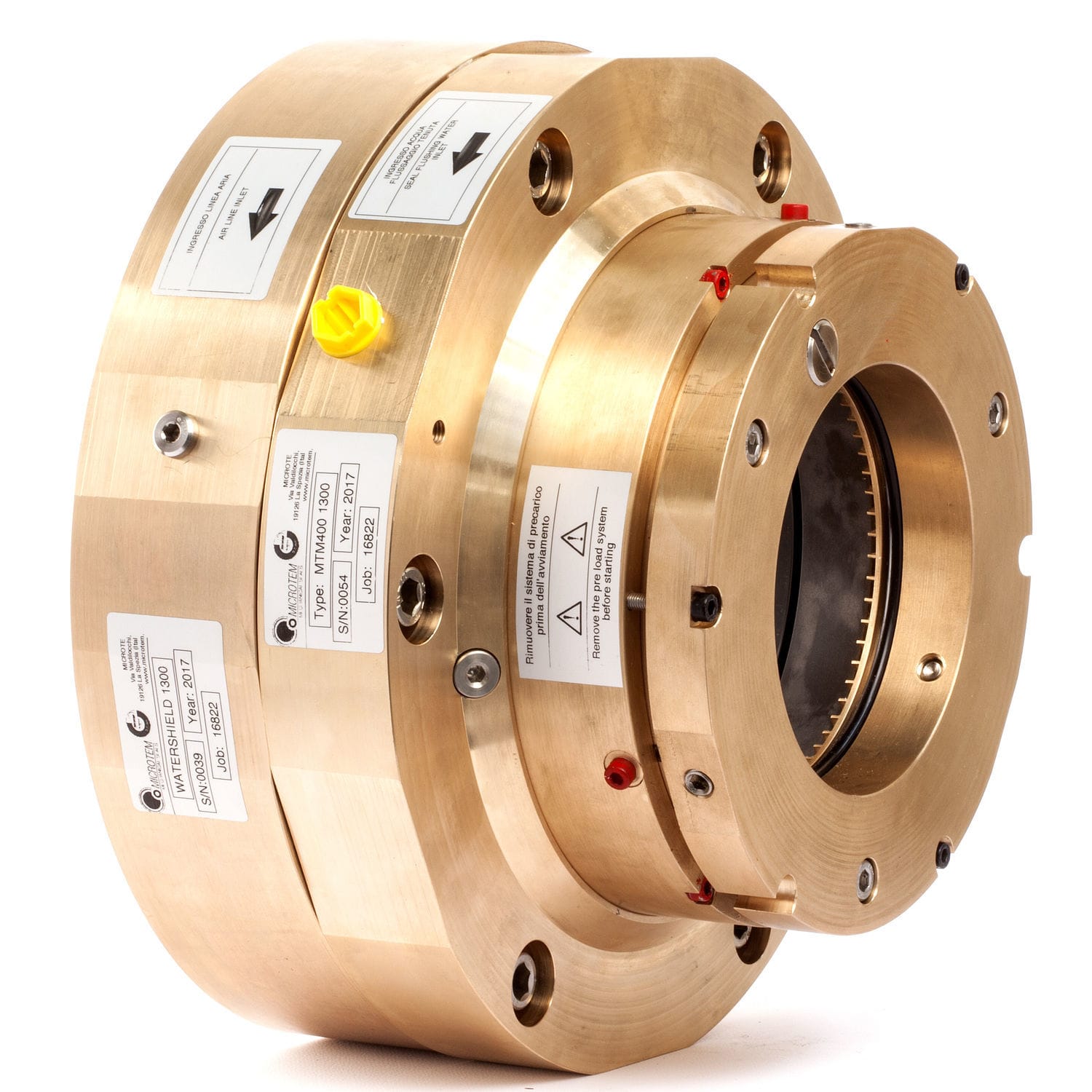 Propeller shaft mechanical seal MTM 400 Microtem for ships / boat