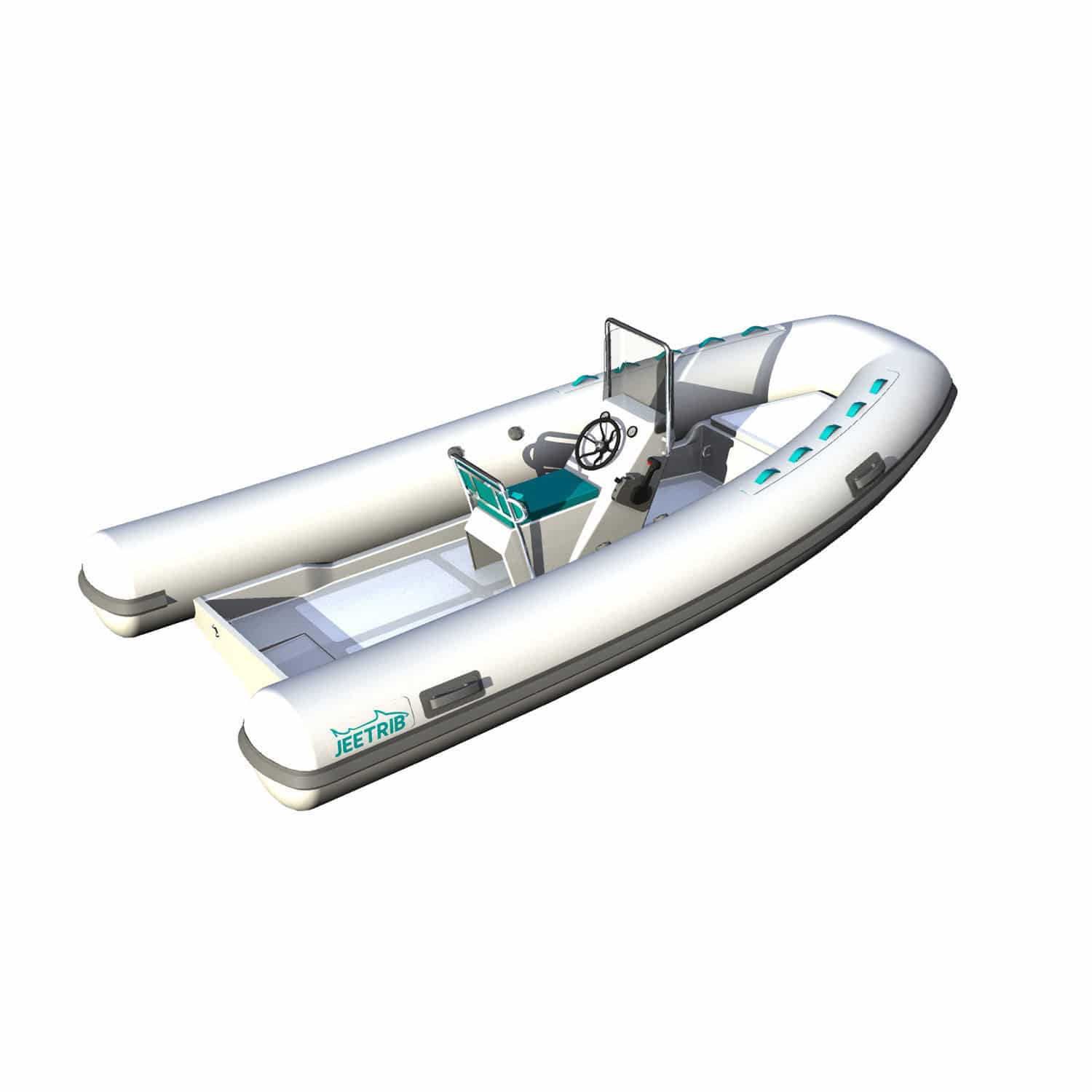 Jet Rigid Inflatable Boat Outboard inflatable boat - JEETRIB JR-F-425-JC - Polat Marine Boat ...