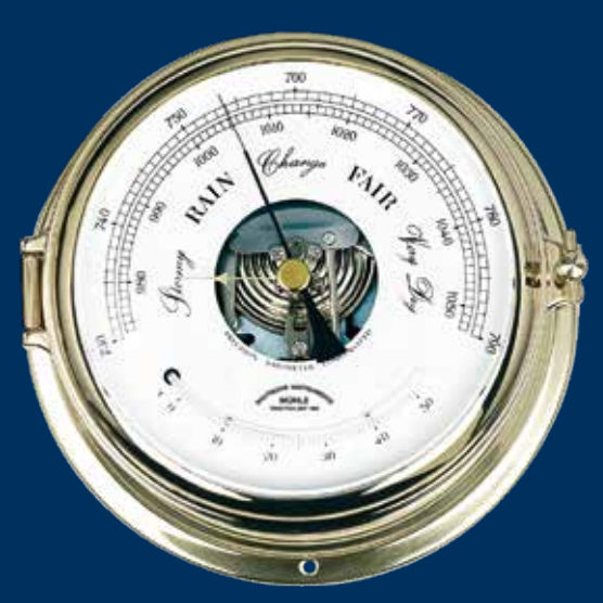 Analog barometer - MS-51-10-180-ME - Mühle-Glashütte GmbH nautische ...