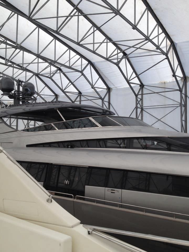 Custom windshield Mazzer Srl for boats