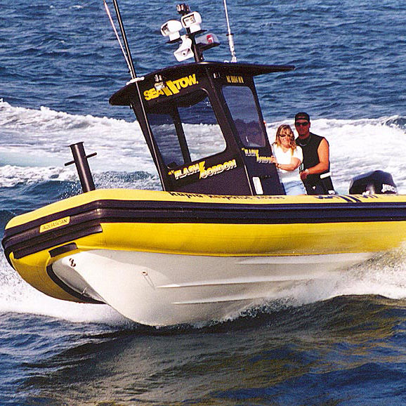 Outboard inflatable boat Techno 25 Aquascan Inc twinengine