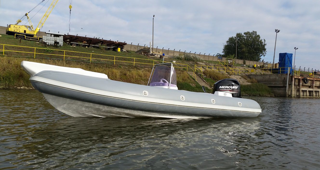 Outboard inflatable boat - Admiral 460 R - Admiral Boats S.A. - rigid ...