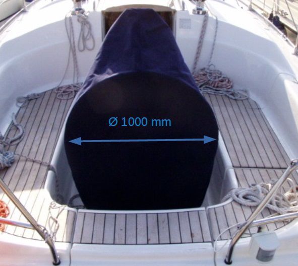 Helm wheel protective cover BAV30CR81000 Bimini Top Nautica for