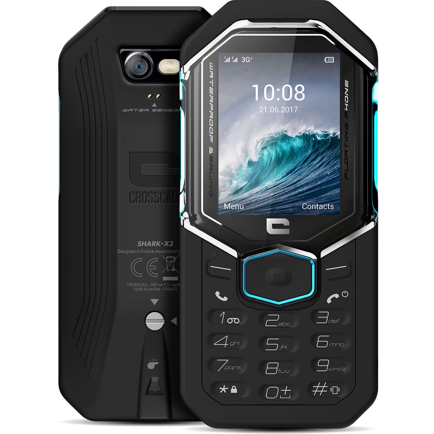 Mobile telephone SHARKX3 tech&me emergency