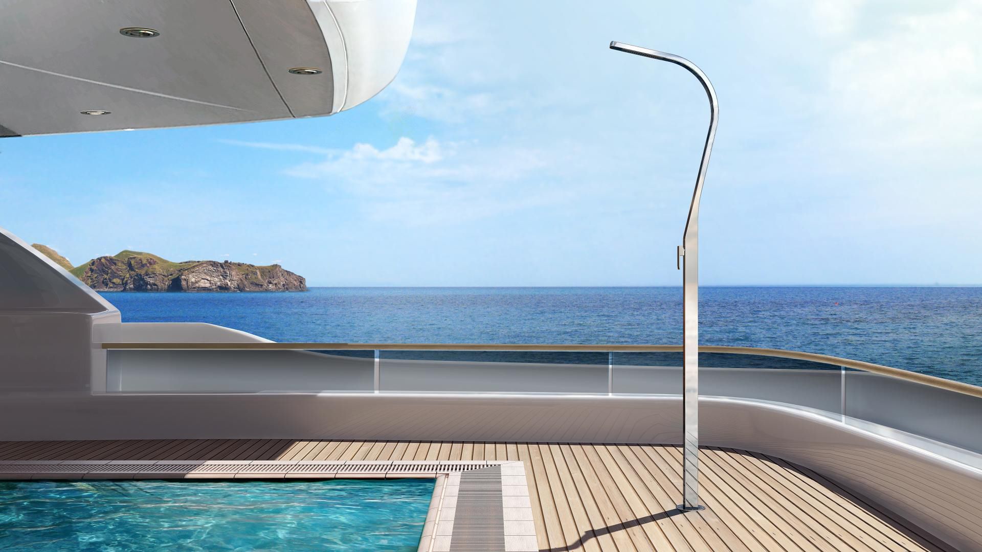 Yacht shower EIDOTHEA Y Inoxstyle boat deck / stainless steel