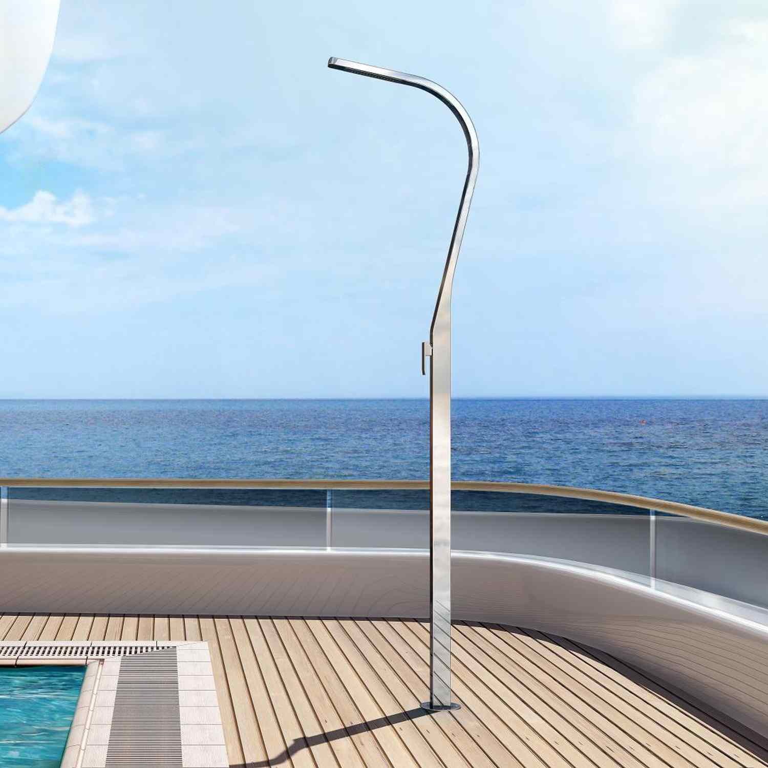 Yacht shower EIDOTHEA Y Inoxstyle stainless steel / for docks