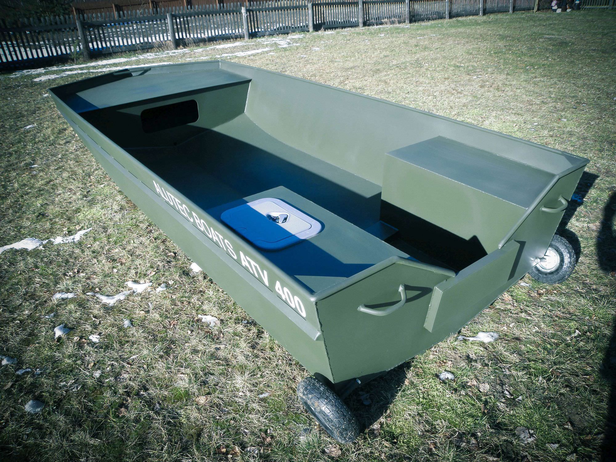 Outboard jon boat ATV360 ALUTEC BOATS sportfishing / 4person max.