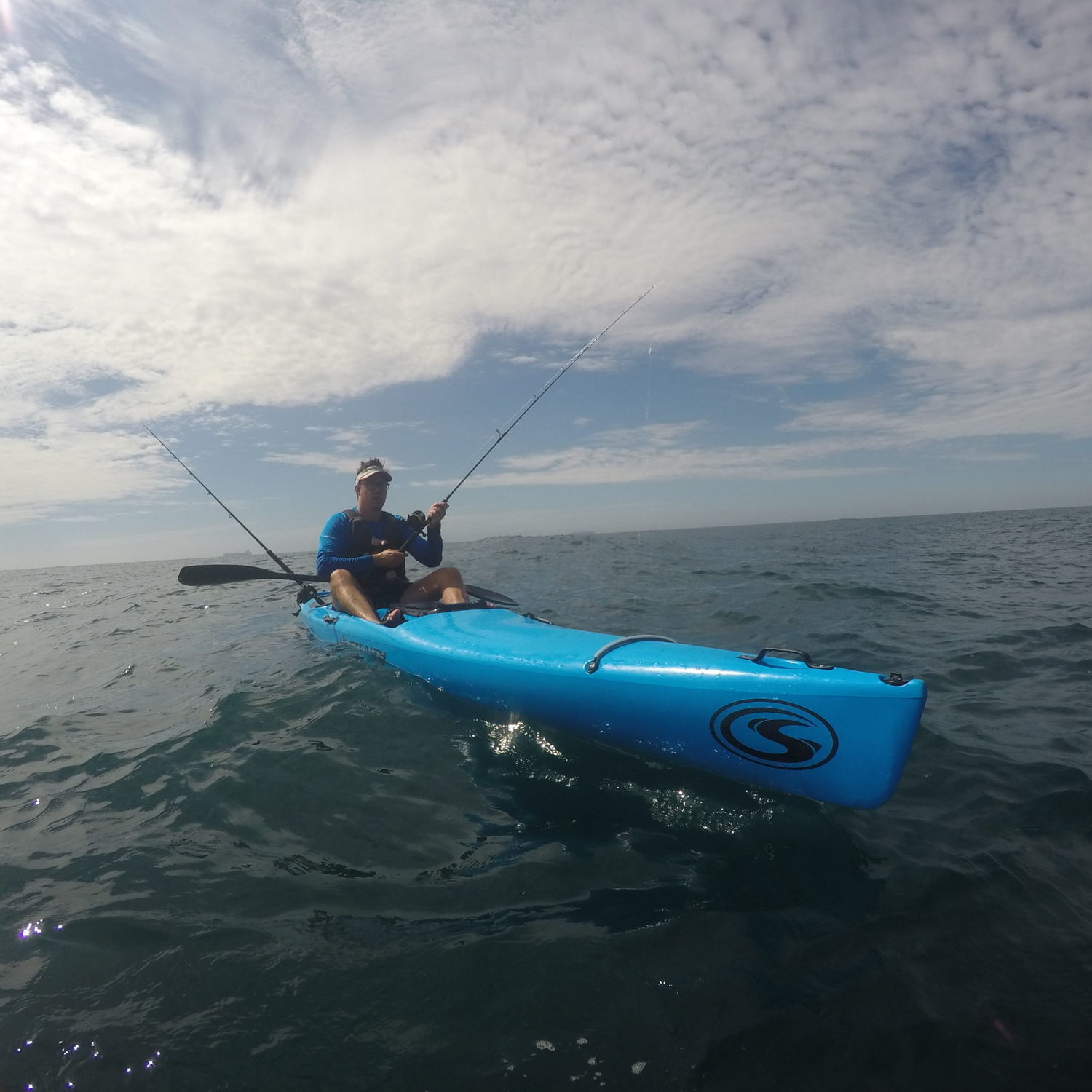 Sitontop kayak FUSION 480 Stealth Kayaks Europe fishing / sea