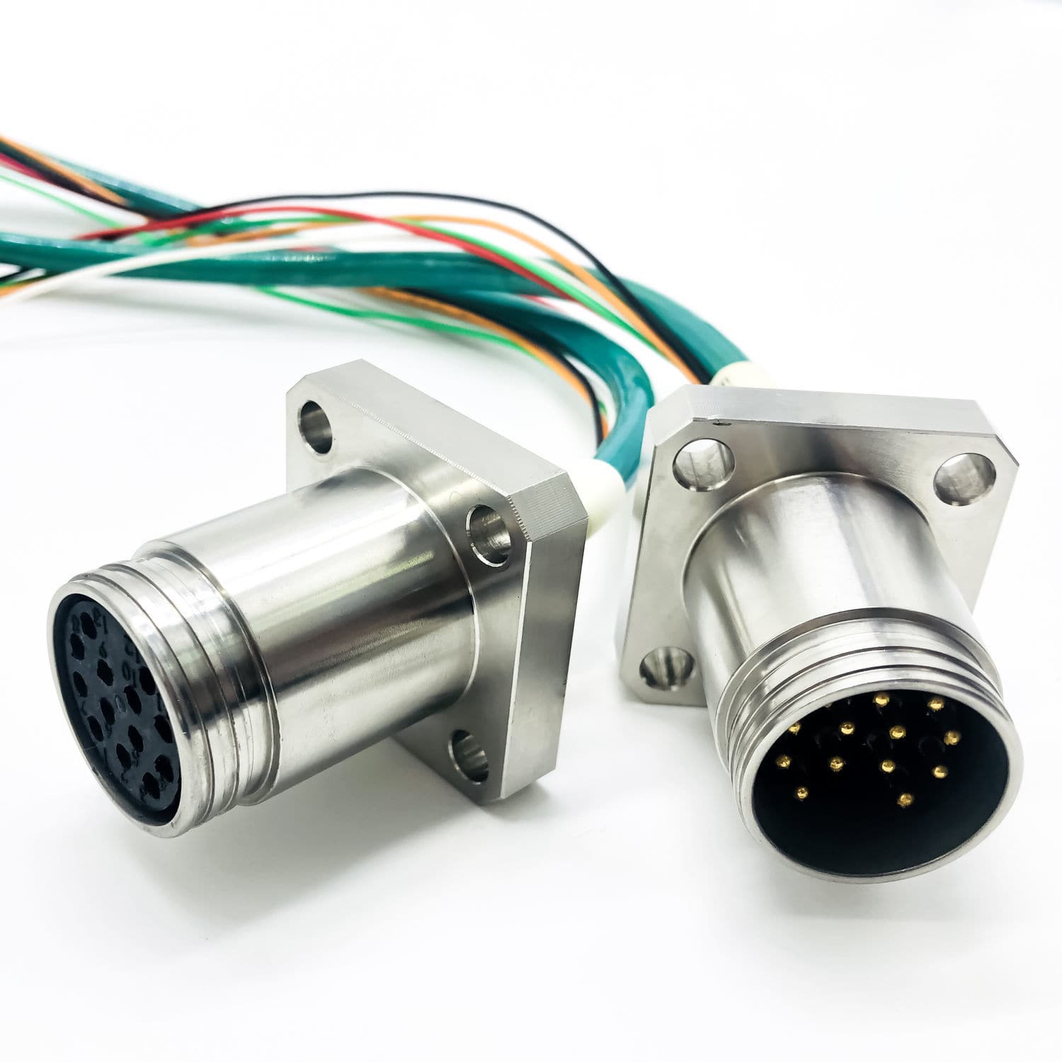 Electric connector Metal Shell DWTEK Subsea Solution Provider underwater / for ROV / round