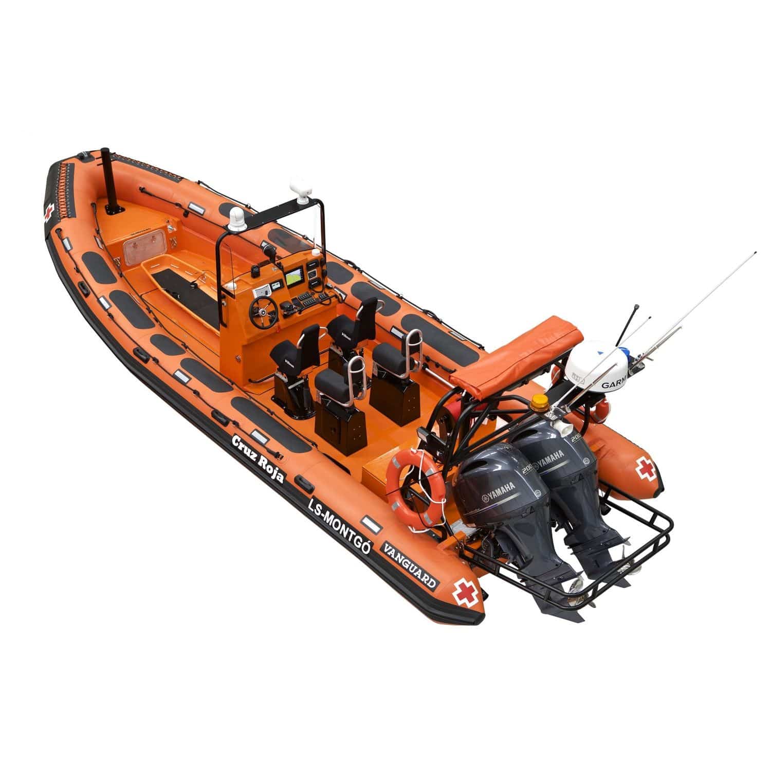 Patrol boat TX860 Vanguard International rescue boat / dive