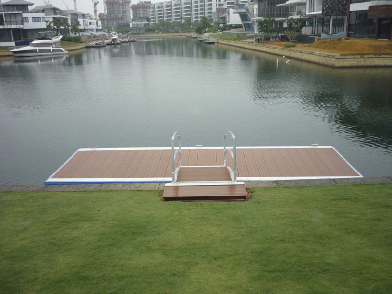 Composite dock decking PermaTimber™ PermaStruct™ plastic / wooden