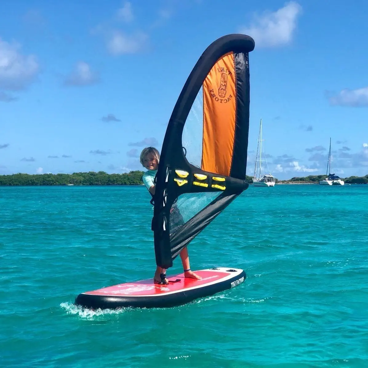 Inflatable stand-up paddle-board - AIRWIND 9 - TIKI FACTORY