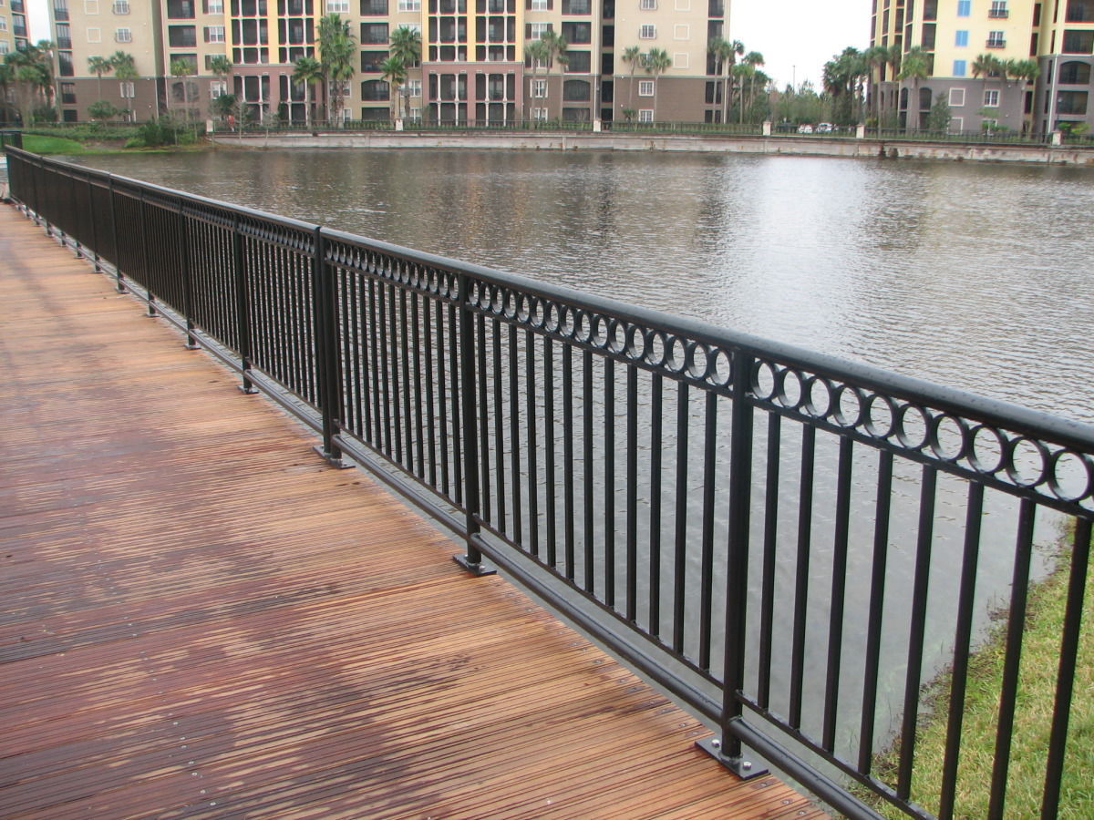 Dock handrail Ravens Marine