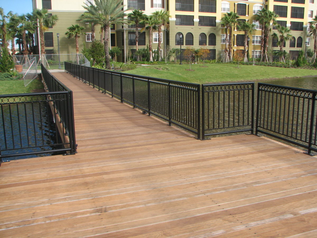 Dock handrail Ravens Marine