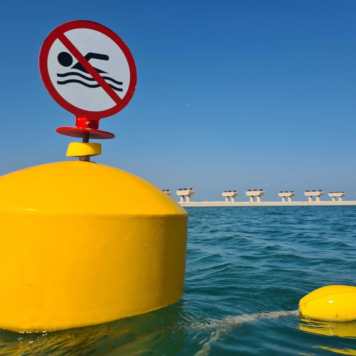 Beacon buoy - EFB - Ecocoast - swim area / polyethylene