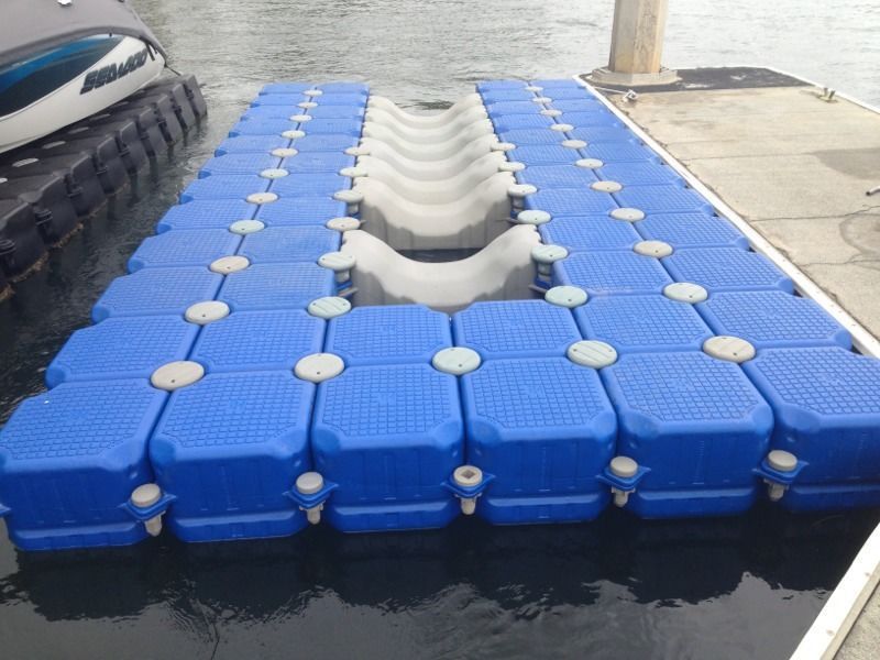 Floating dock Hydrofun LTD mooring / for boats / polyethylene