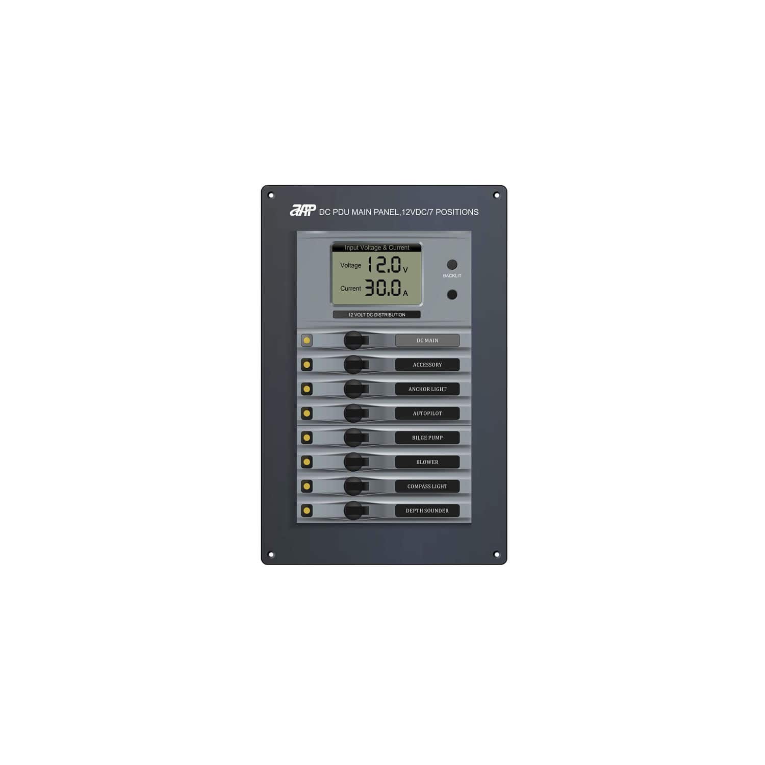 Boat power distribution unit - DC PDU Main Panel, 12VDC(24VDC)/7 ...
