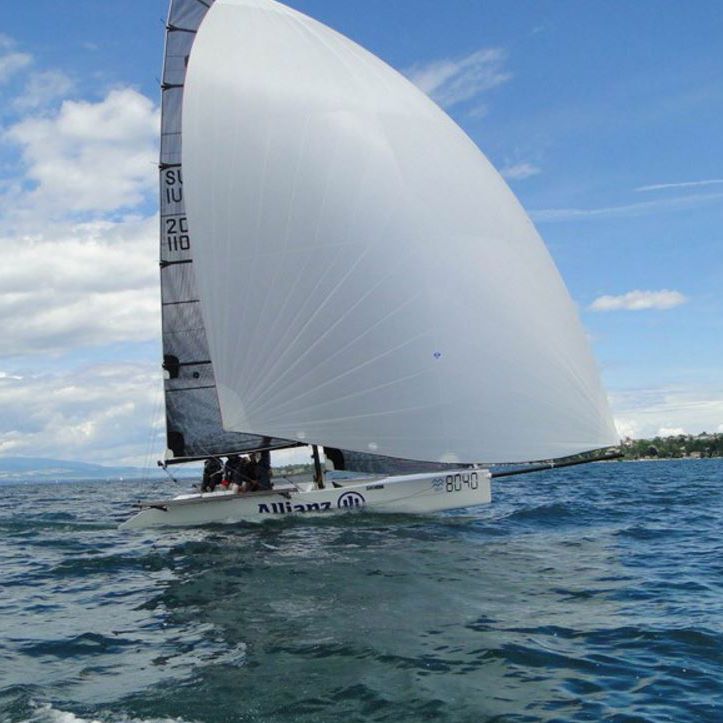 Racing sailboat Q28 Quant Boats foiling
